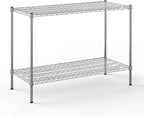 Regal Altair 21" Deep x 48" Wide x 34" Height Wire Shelving Kit | 2-Tier | NSF by Regal+Altair