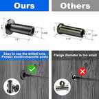 BLIKA 120 Pack Black Stainless Steel Protector Sleeves - Image 4