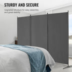 VEVOR Room Dividers, 3 Panel Room Divider, Folding Privacy Screen and Portable - Image 4