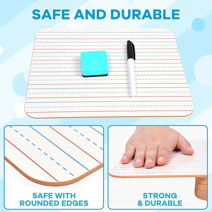 COYMOS 6 Pack Small White Board - Image 6
