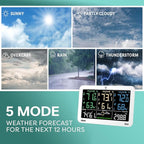 OBET Weather Station Wireless Indoor Outdoor Thermometer - Image 6