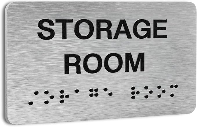 Storage Room Signs for Business and Office Sign, ADA Signs by Flyangle