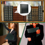LETVPVOW Vintage Hardback 3 Ring Binder 2 Inch, Professional Leather Binder 3 - Image 6
