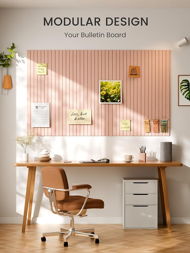 Bumusty Large Cork Board Alternative-36 x24 Felt Bulletin Board Tiles, - Image 6
