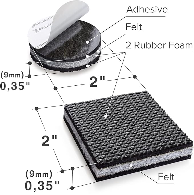 Non Slip Furniture Pads X-PROTECTOR - Image 3