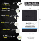 Undated Planner – 90 Day Guided Journal & Productivity Organizer, A5 Daily & - Image 2