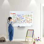 MaxGear Glass Whiteboard Wall Mounted, Frameless Magnetic Dry Erase Board - Image 8