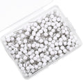 WILLBOND 500 Pack Map Push Pins Map Tacks Small Round Head Push Pins Thumb Tacks by Willbond+Technology+Limited