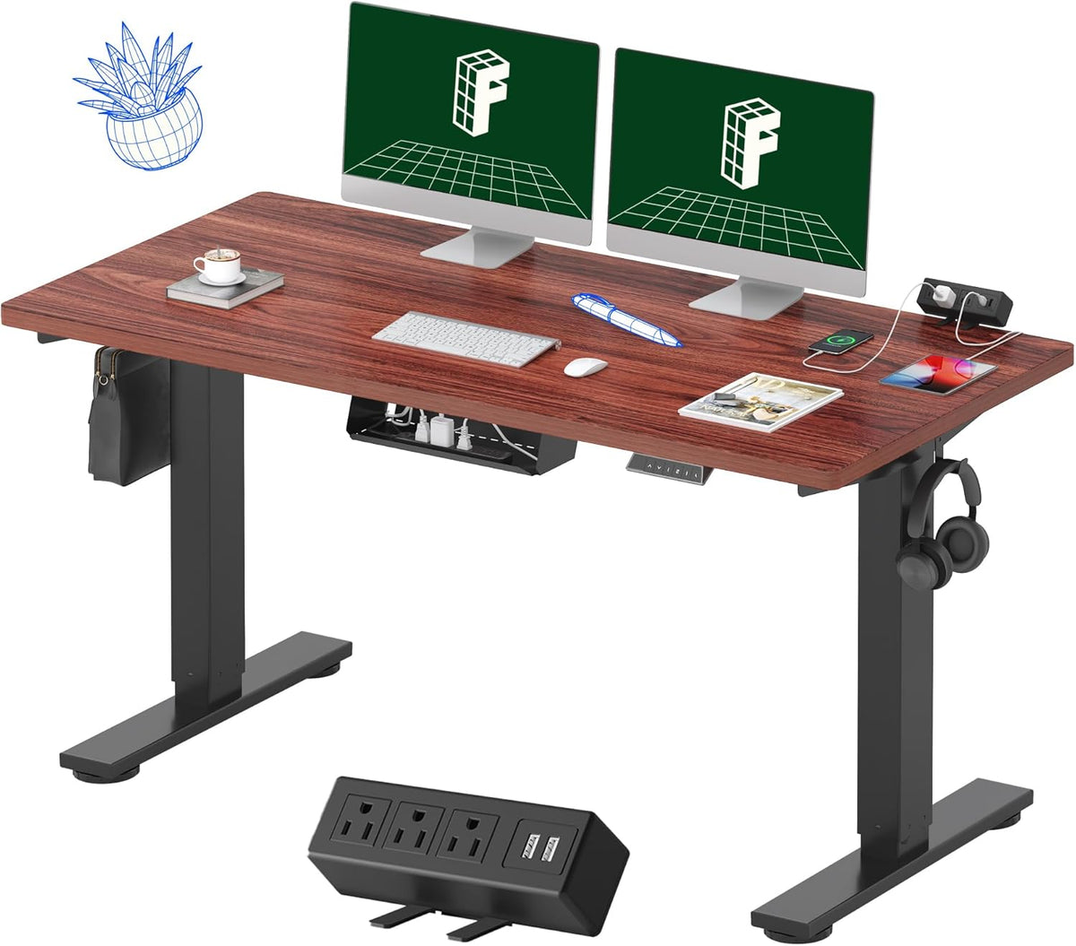 FLEXISPOT EN2 Whole-Piece Standing Desk