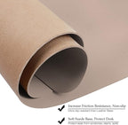 Boutilon Leather Desk Pad Protector, Non-Slip Mouse Pad, Laptop Desk Pad - Image 4