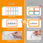 Utron 500Pcs Name Labels, 3.5x2.25 inch Blank Nametags, Sticky Name Tags - Image 3