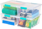 IRIS USA 12 Qt. Plastic Storage Bins Containers by IRISUSA