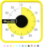 TWENTY5 SEVEN Countdown Timer 7.5 inch; 60 Minute 1 Hour Visual Timer – by TWENTY5SEVEN