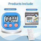 4 Pack Digital Kitchen Timer Magnetic Digital Timer - Image 3