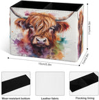 Famame Cute Cow Highland Pencil Holder - Image 3