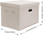 TYEERS Large Storage Bins with Lids, Collapsible, Fabric Storage Boxes - Image 2