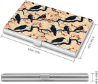 haigof Crow Business Card Holder Business Card Case Metal Business Card - Image 2