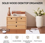 Kirigen Natural Wood Desktop Organizers - Image 4