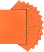 Silunkia 100 Sheets Orange Cardstock 8.5 x 11 Halloween Paper, 75lb Heavyweight by Silunkia