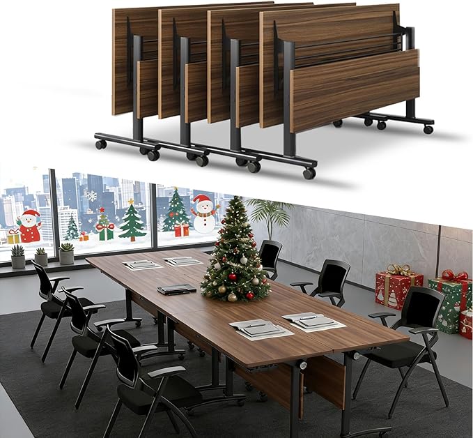Modular Conference Room Tables for 8–10 People, Folding Conference Table on by Unknown