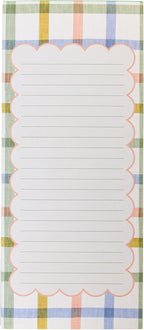 Graphique Plaid Magnetic Notepad, 100 Tear-Away Sheets by GraphiquedeFrance