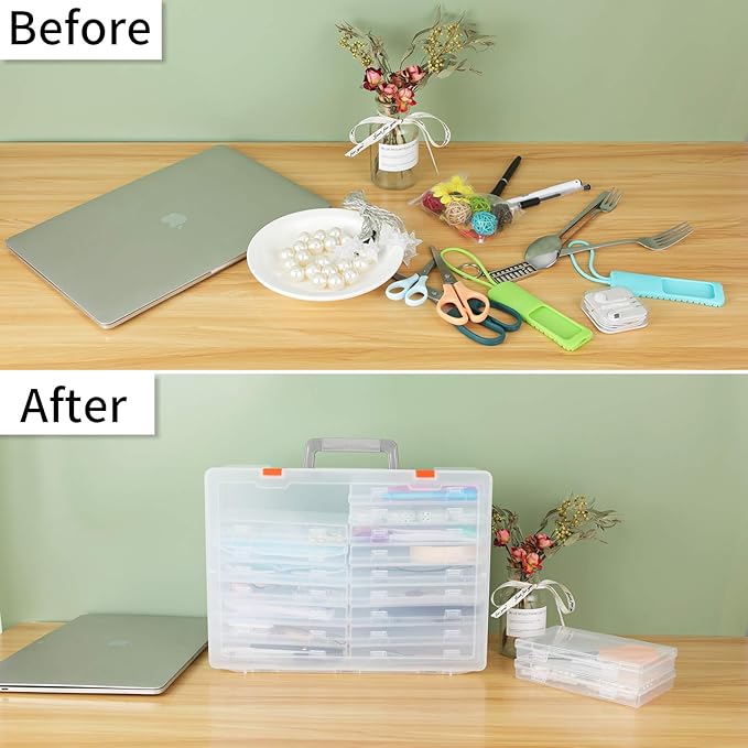 Photo Storage Box 4x6, 18 Inner Extra Large Organizer Acid-Free Photo Keeper - Image 5