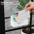 PecMuikee Window Mount Business Card Holder - Image 4