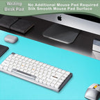 Boutilon Leather Desk Pad Protector, Non-Slip Mouse Pad, Laptop Desk Pad - Image 5