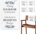 ChissNook Reserved Seating Chair Signs, This Row Is Reserved Pew Cloths Seating by Unknown