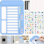 Audab Dry Erase Chore Chart for Kids, Magnetic Whiteboard Checklist Board by Audab