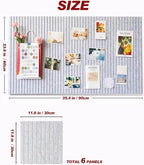 Large Felt Wall Tiles Cork Boards - Image 2