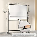 Neatsure Large Rolling Whiteboard on Wheels - Image 3