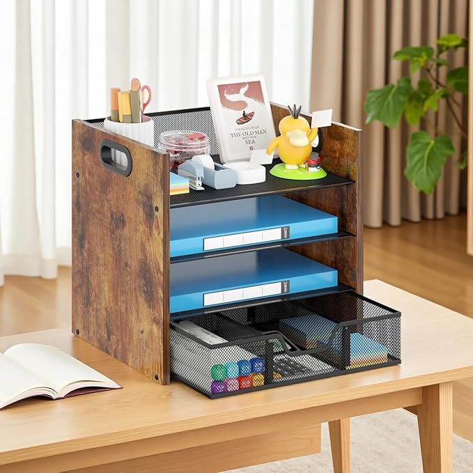 Boershun Wood Desk Organizer - Image 6
