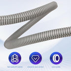 Split Wire Loom Tubing, 25ft Cord Protectors from Pets No Chew, Flexible Wire - Image 4