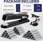 Deli Stapler Heavy Duty, Full Strip Staplers - Image 2