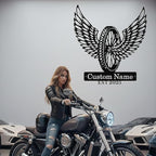 Custom Motorcycle Wheel Metal Signs Personalized Biker Name Sign Custom Garage - Image 6