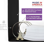 Carstens 4-Inch Heavy Duty Round Ring Binder - Image 3