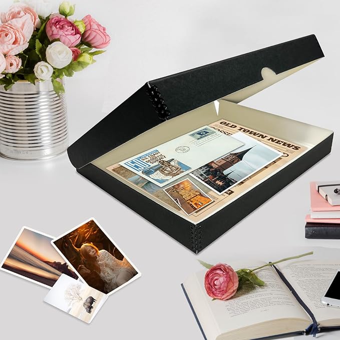 Lineco 11x14 Black Clamshell Archival Folio Storage Box. Acid-Free - Image 7