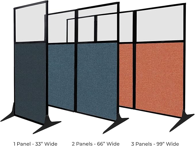 Versare Workstation Partition | Portable Wall Divider | Modern Office Cubicle | - Image 3