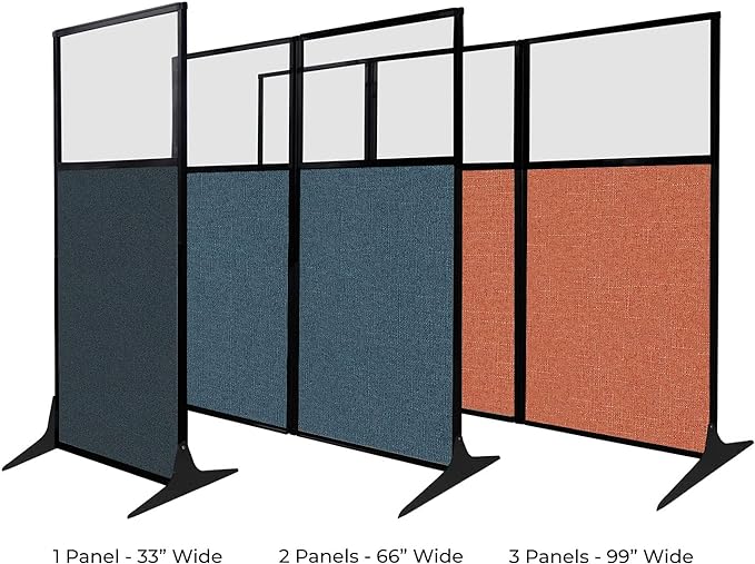 Versare Workstation Partition | Portable Wall Divider | Modern Office Cubicle | - Image 3