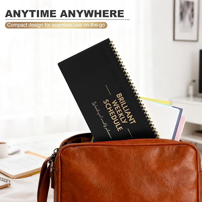 MOSA BEAR Undated Weekly Planner, 60-Week Horizontal Layout Desk Planner Daily - Image 8