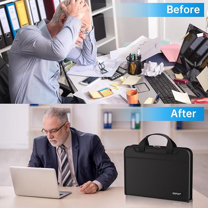 ENGPOW Accordion File Organizer, Fireproof Expanding File Folder - Image 9