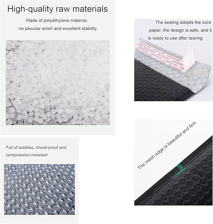 Bubble Mailers MEIANJU L11xW8 inch Padded Poly Mailer Envelopes Small Packaging - Image 3