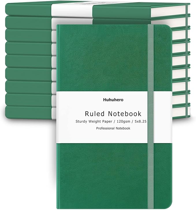 Huhuhero Notebooks Journal, Ruled Notebook, Premium Thick Paper Lined Journal by Huhuhero