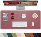 PULeather Non-Slip Desk Mat, Large Mouse Pad & Laptop Desk Pad by cebowa