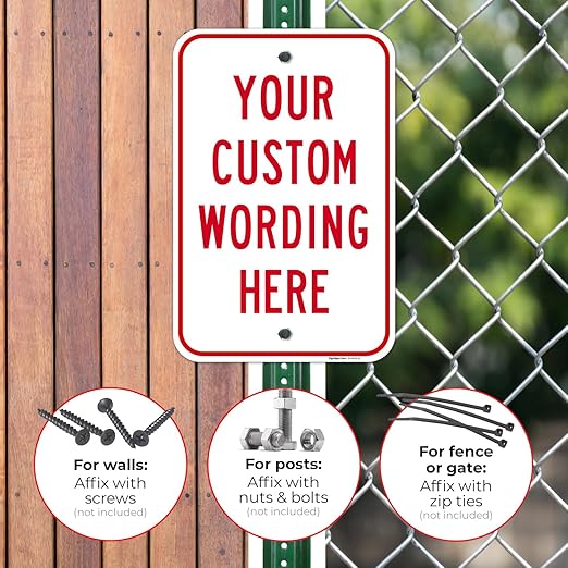 Custom Sign, Personalized Metal Signs, Customize - Image 4