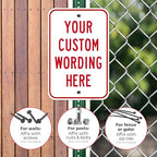 Custom Sign, Personalized Metal Signs, Customize - Image 4
