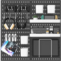 MULSAME Pegboard Combination Kit, 25.2" x 25.2" Wall Mounted Storage Set by MULSAME