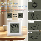 VOILEIPAGI Small Clock Digital Battery Operated Alarm Clock - Image 3