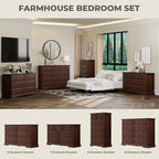 VVFLU Farmhouse 6 Drawer Dresser - Image 8